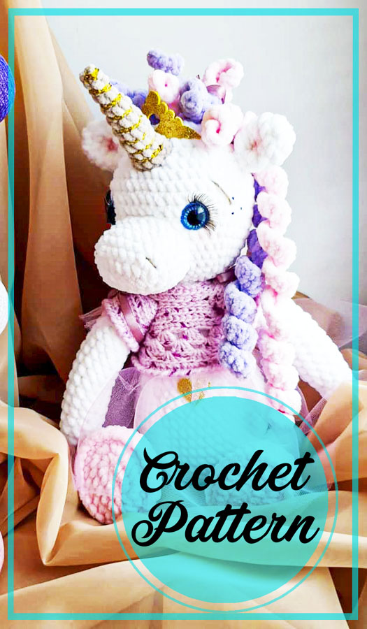 crochet plush unicorn free pattern