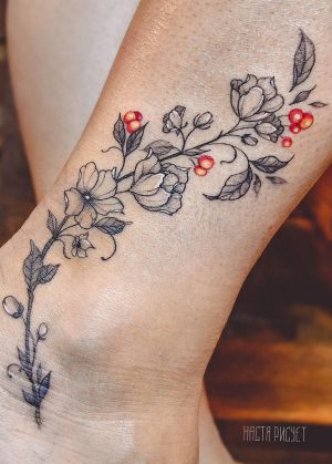 40+ Gorgeous Flower Tattoo Designs Ideas and Images - Page 23 of 40 ...