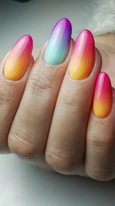 46+ Best Ombre Nail Design Ideas and How To Guide in 2020 - Page 35 of ...